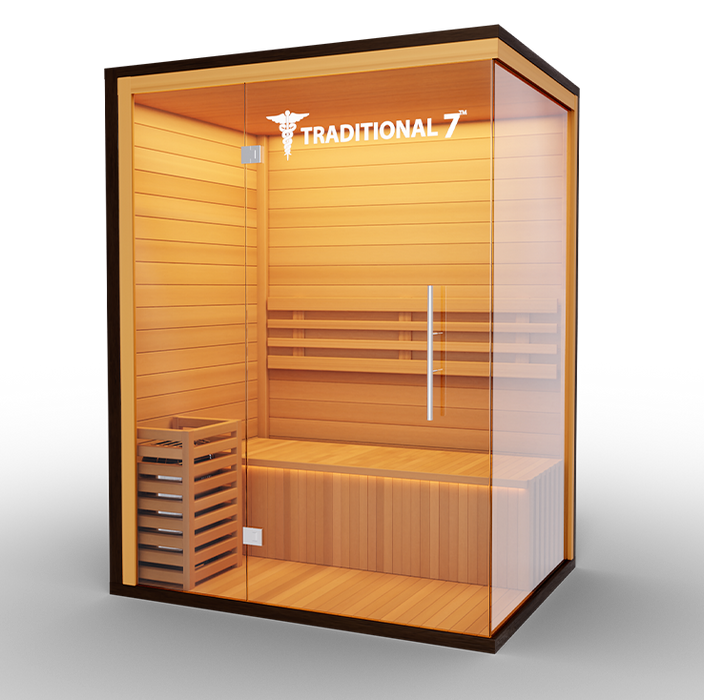 Traditional 7 v2a Medical Sauna | Ultimate Stress Relief