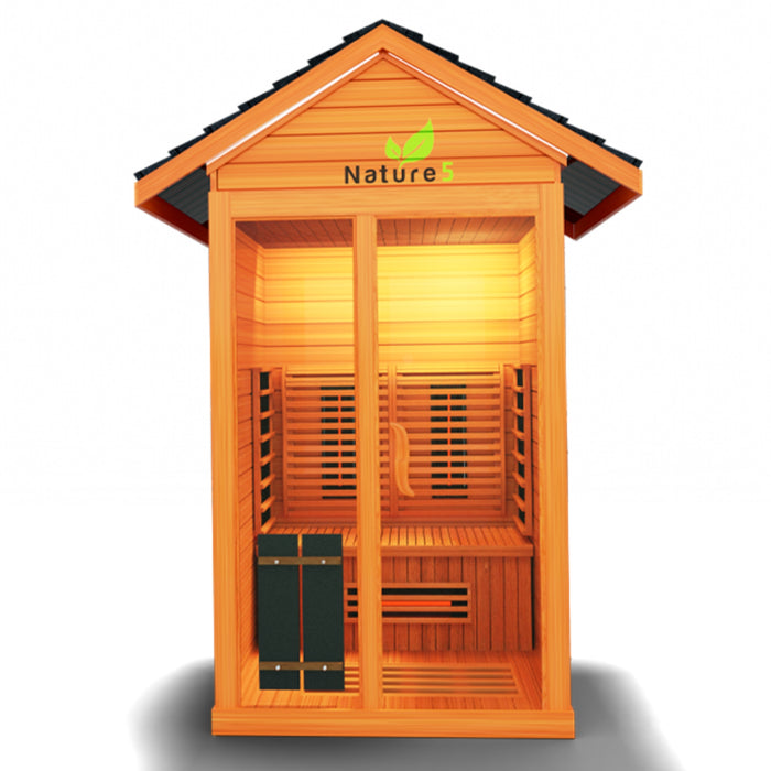 Nature 5 Full-Spectrum Outdoor Infrared Sauna | Medical Saunas