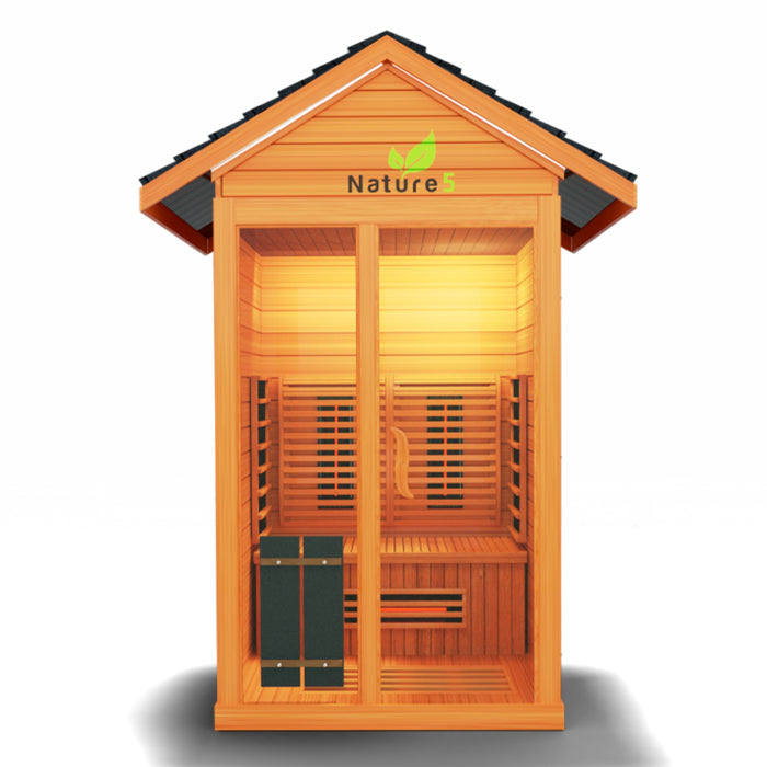 Nature 5 Full-Spectrum Outdoor Infrared Sauna | Medical Saunas